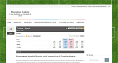 Desktop Screenshot of mondialicalcio.com